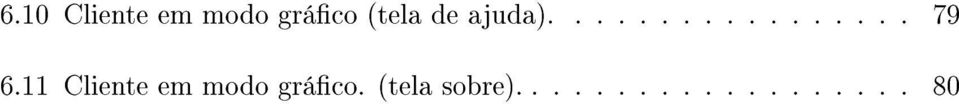 11 Cliente em modo gráco.
