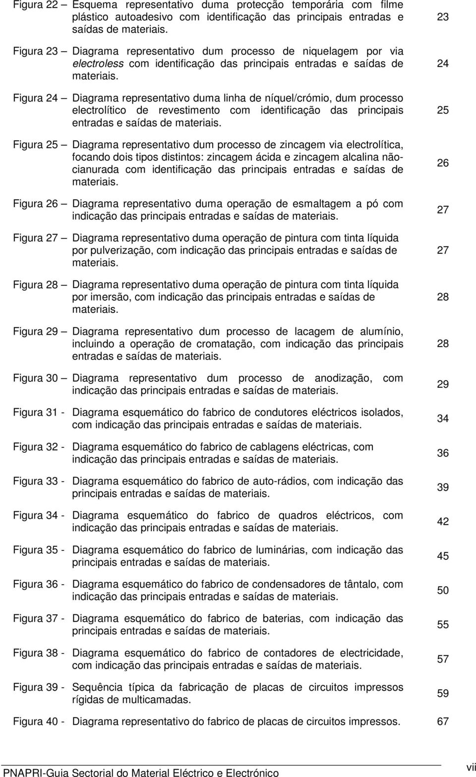 Figura 24 Diagrama representativo duma linha de níquel/crómio, dum processo electrolítico de revestimento com identificação das principais entradas e saídas de materiais.