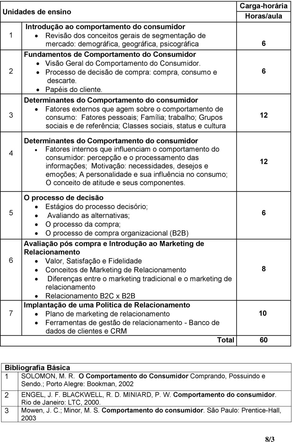 Determinantes do Comportamento do consumidor Fatores externos que agem sobre o comportamento de consumo: Fatores pessoais; Família; trabalho; Grupos sociais e de referência; Classes sociais, status e