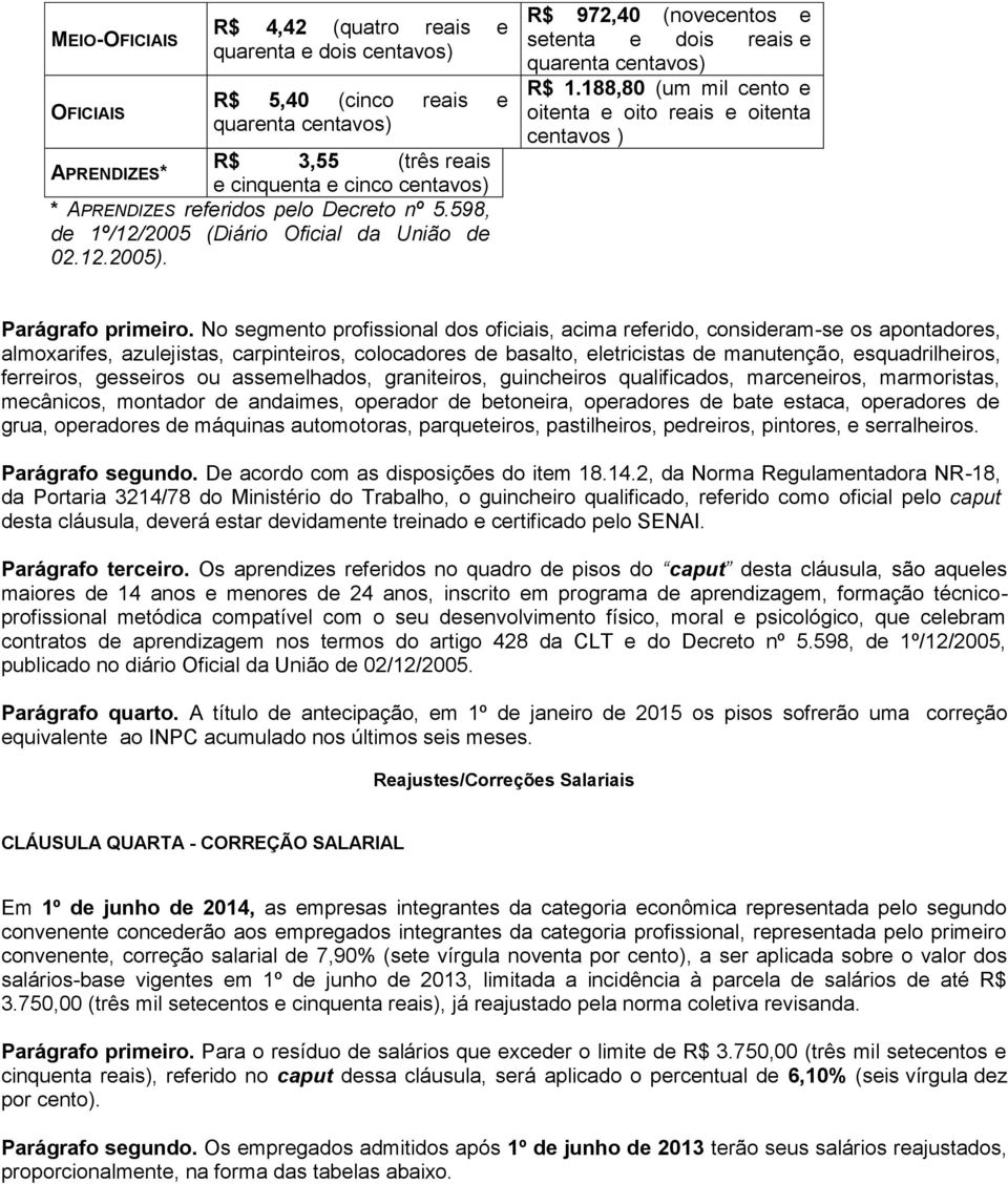 188,80 (um mil cento e oitenta e oito reais e oitenta centavos ) Parágrafo primeiro.