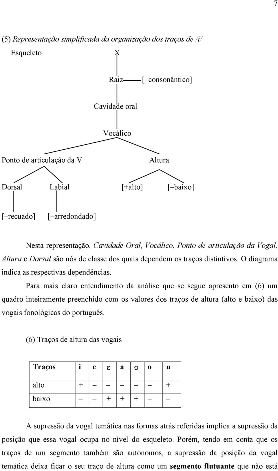 O diagrama indica as respectivas dependências.