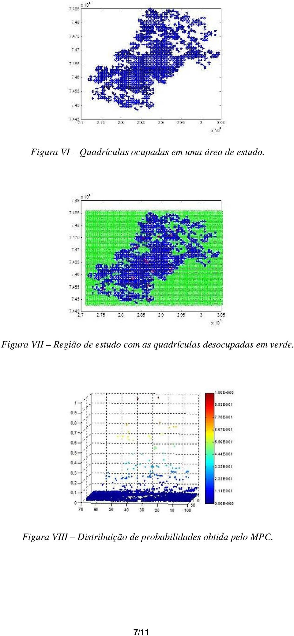 Figura VII Região de estudo com as quadrículas