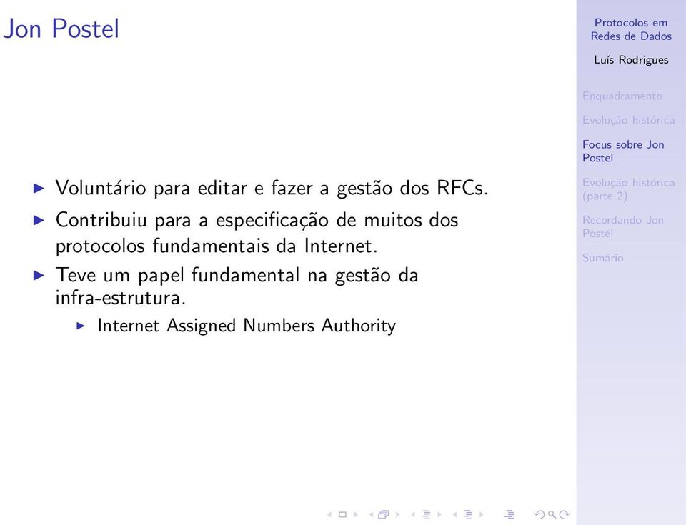 fundamentais da Internet.