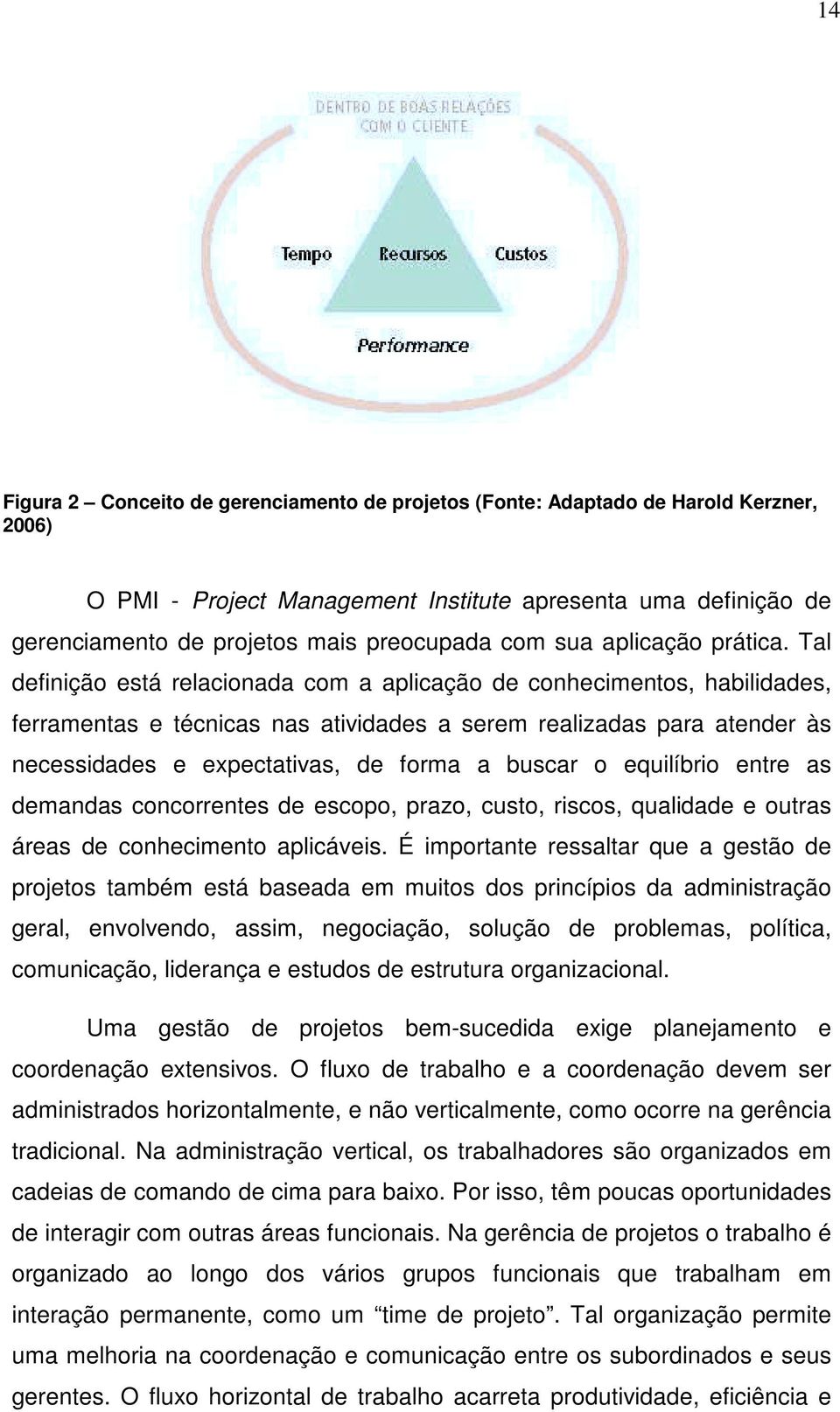 Tal definição está relacionada com a aplicação de conhecimentos, habilidades, ferramentas e técnicas nas atividades a serem realizadas para atender às necessidades e expectativas, de forma a buscar o