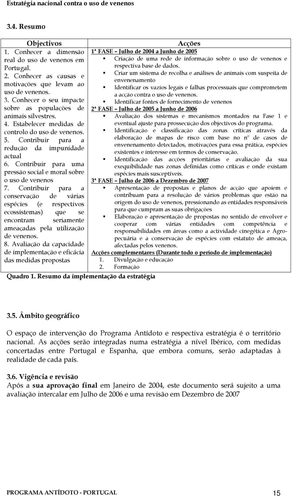 Contribuir para uma pressão social e moral sobre o uso de venenos 7.