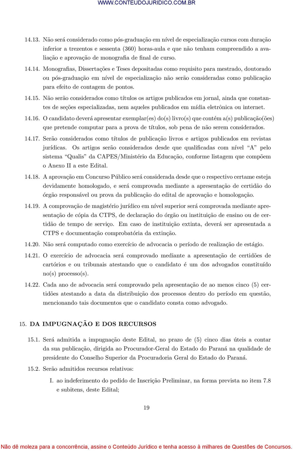 monografia de final de curso. 14.