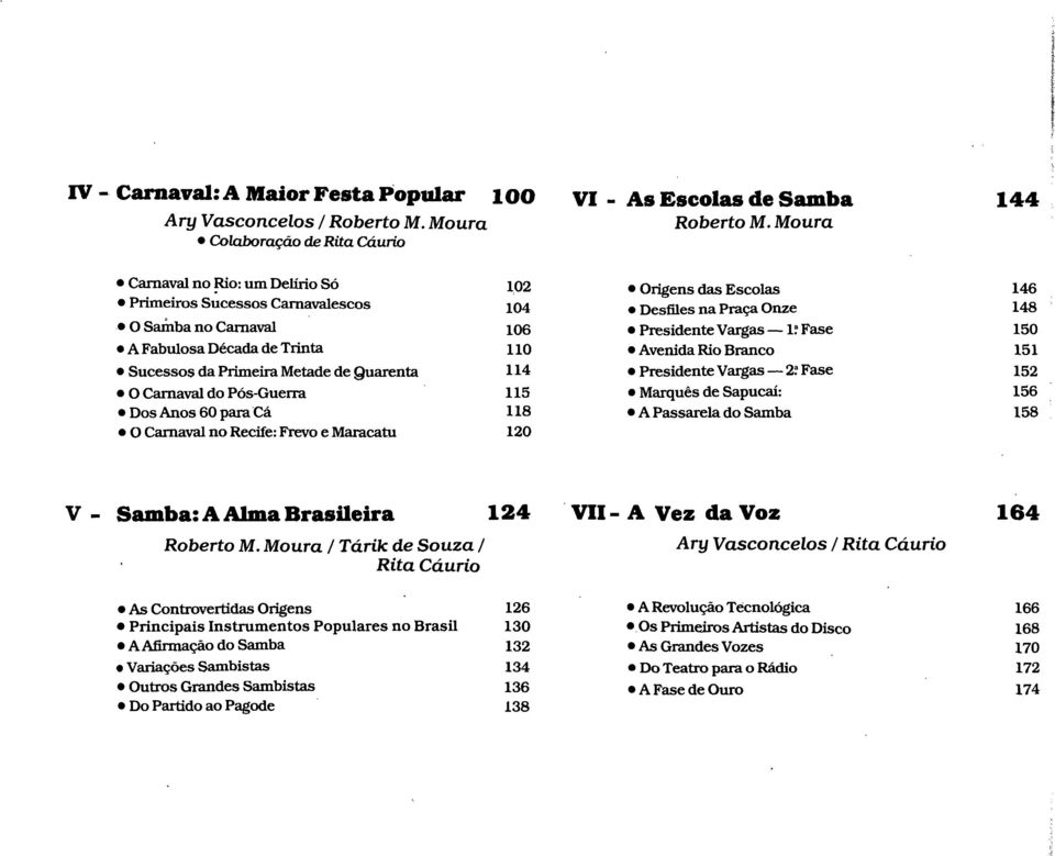 para Cá O Carnaval no Recife: Frevo e Maracatu 102 104 106 110 114 115 118 120 Origens das Escolas Desfiles na Praça Onze Presidente Vargas 1?