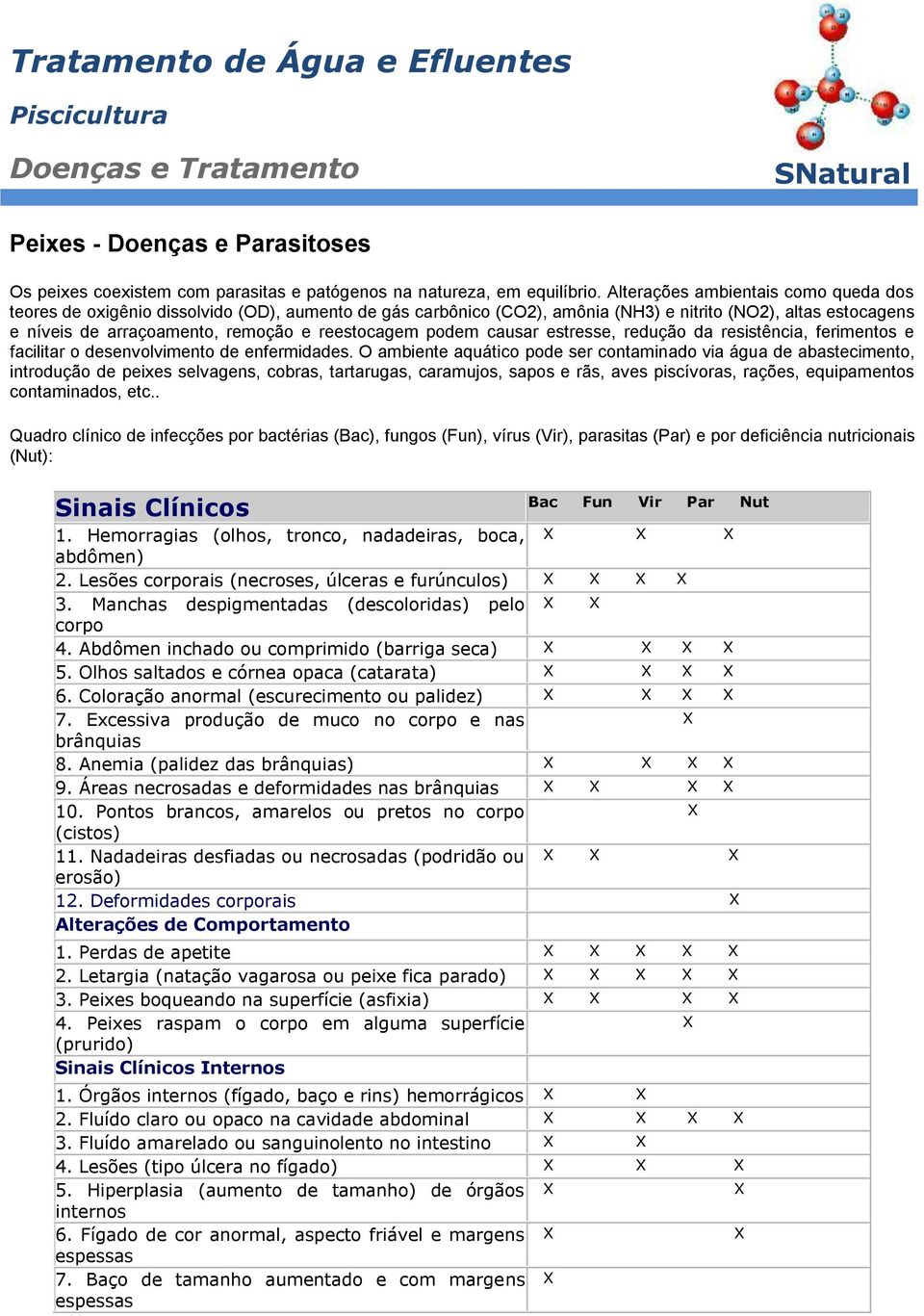 podem causar estresse, redução da resistência, ferimentos e facilitar o desenvolvimento de enfermidades.