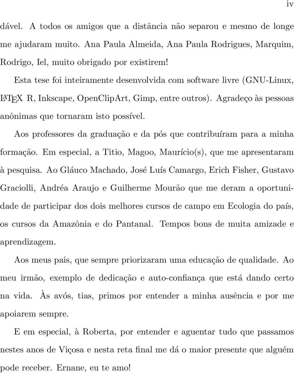 Aos professores da graduação e da pós que contribuíram para a minha formação. Em especial, a Titio, Magoo, Maurício(s), que me apresentaram à pesquisa.