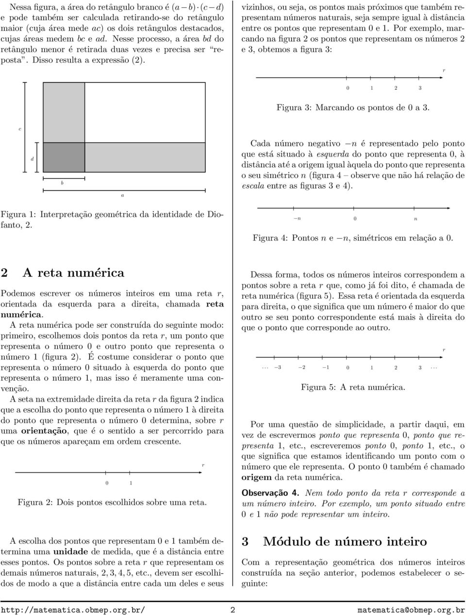 vizinhos, ou sej, os pontos mis próximos que tmém representm números nturis, sej sempre igul à distânci entre os pontos que representm 0 e 1.