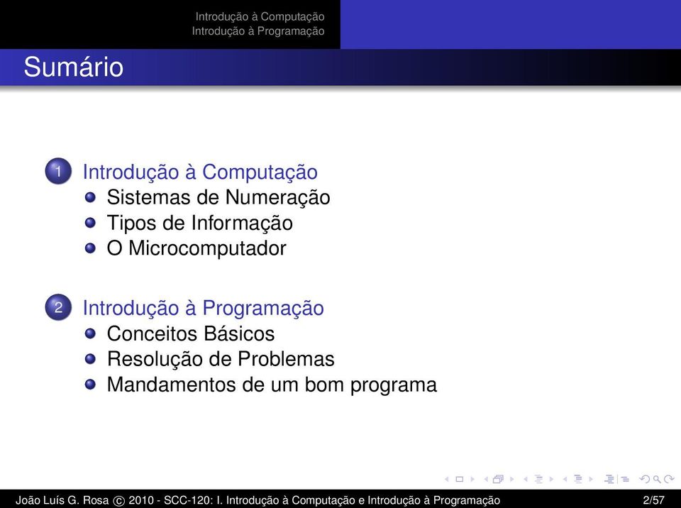 Problemas Mandamentos de um bom programa João Luís