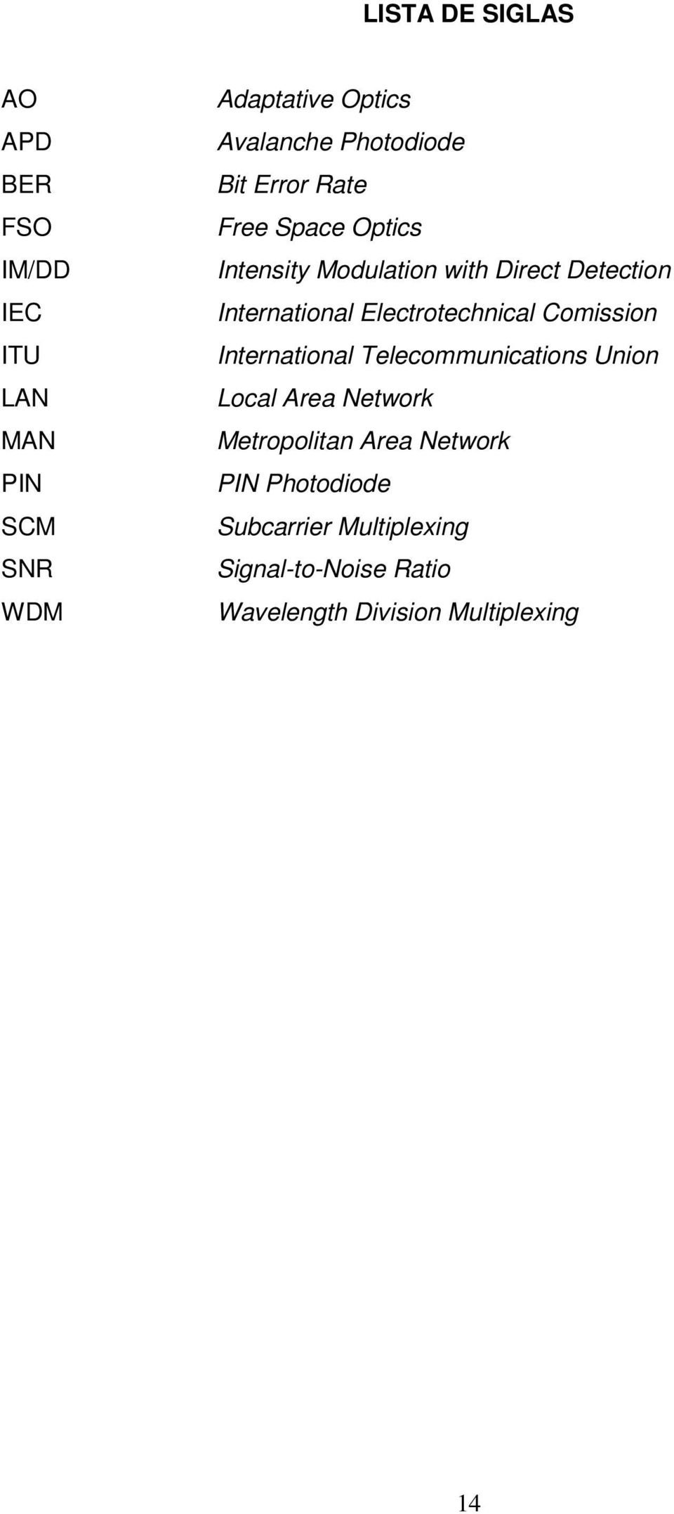 Electrotechnical Comission International Telecommunications Union Local Area Network Metropolitan