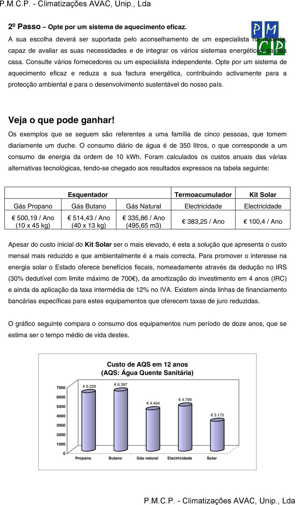 Consulte vários fornecedores ou um especialista independente.