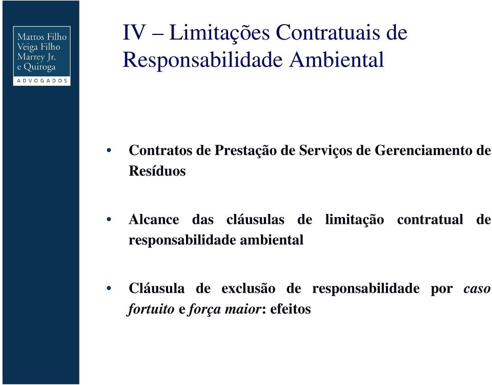 cláusulas de limitação contratual de responsabilidade ambiental