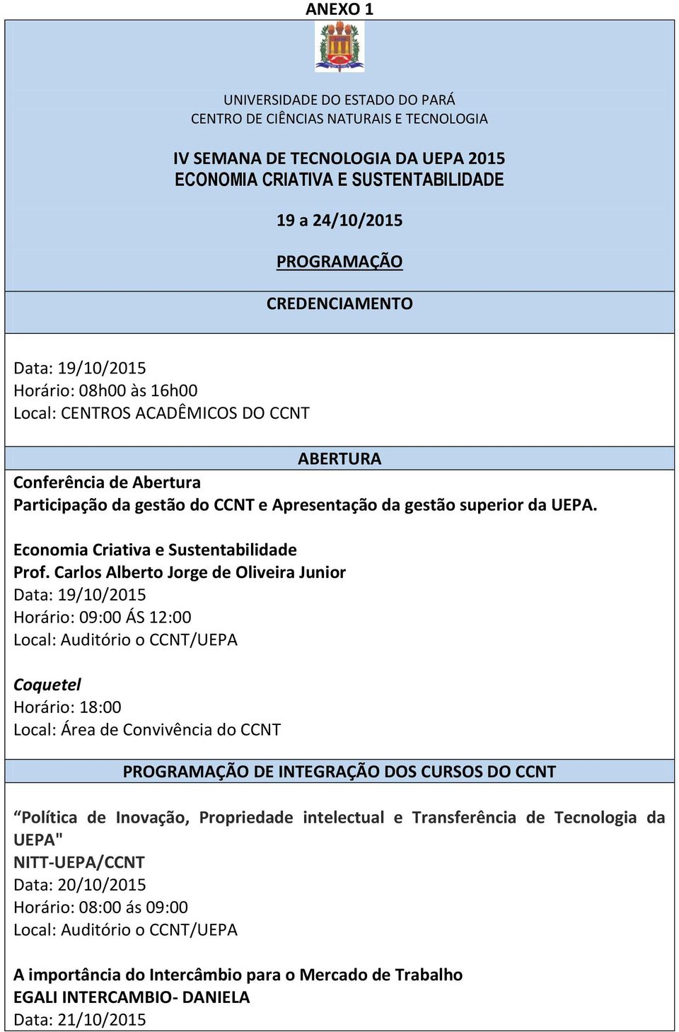 Economia Criativa e Sustentabilidade Prof.