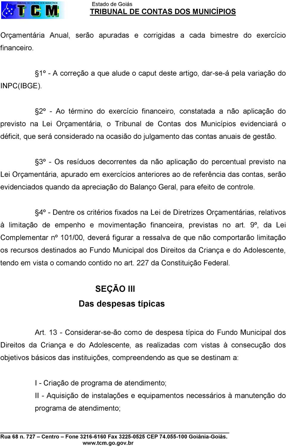 julgamento das contas anuais de gestão.