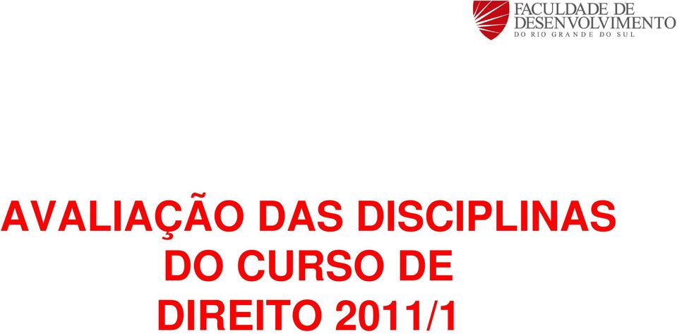 DISCIPLINAS