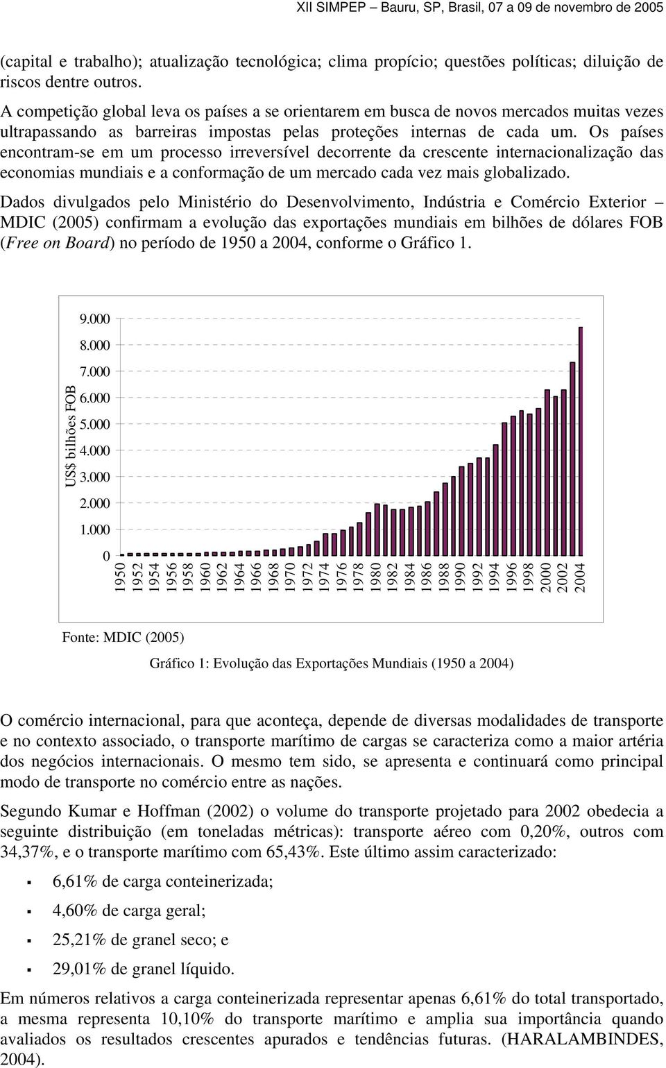 Os países encontram-se em um processo irreversível decorrente da crescente internacionalização das economias mundiais e a conformação de um mercado cada vez mais globalizado.