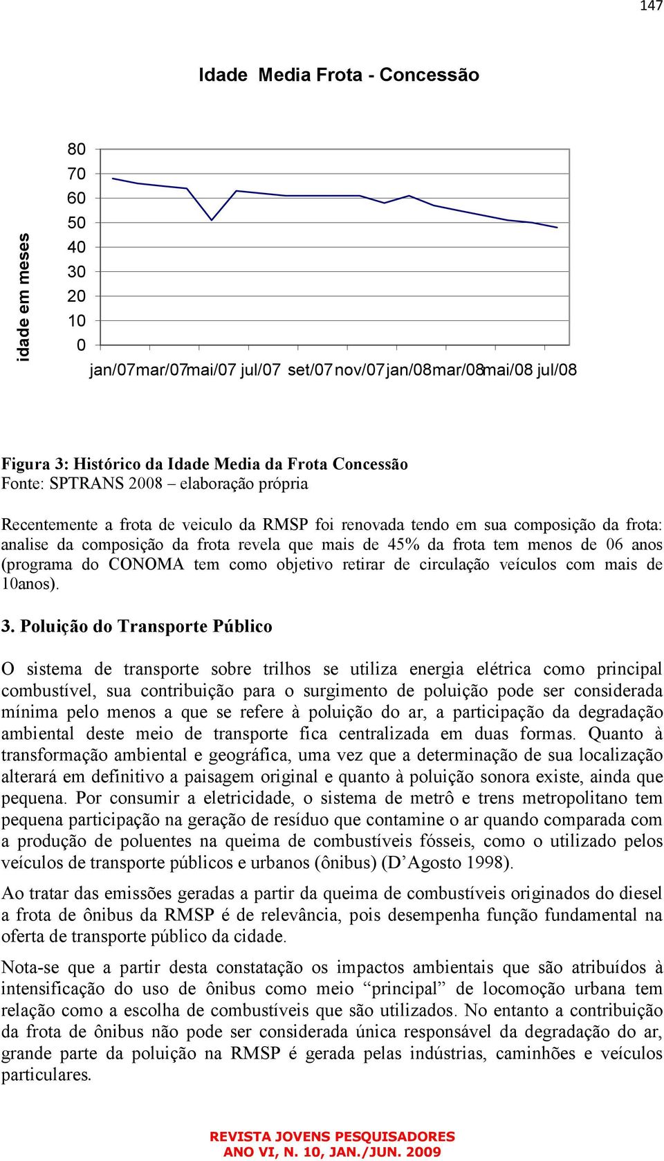 anos (programa do CONOMA tem como objetivo retirar de circulação veículos com mais de 10anos). 3.