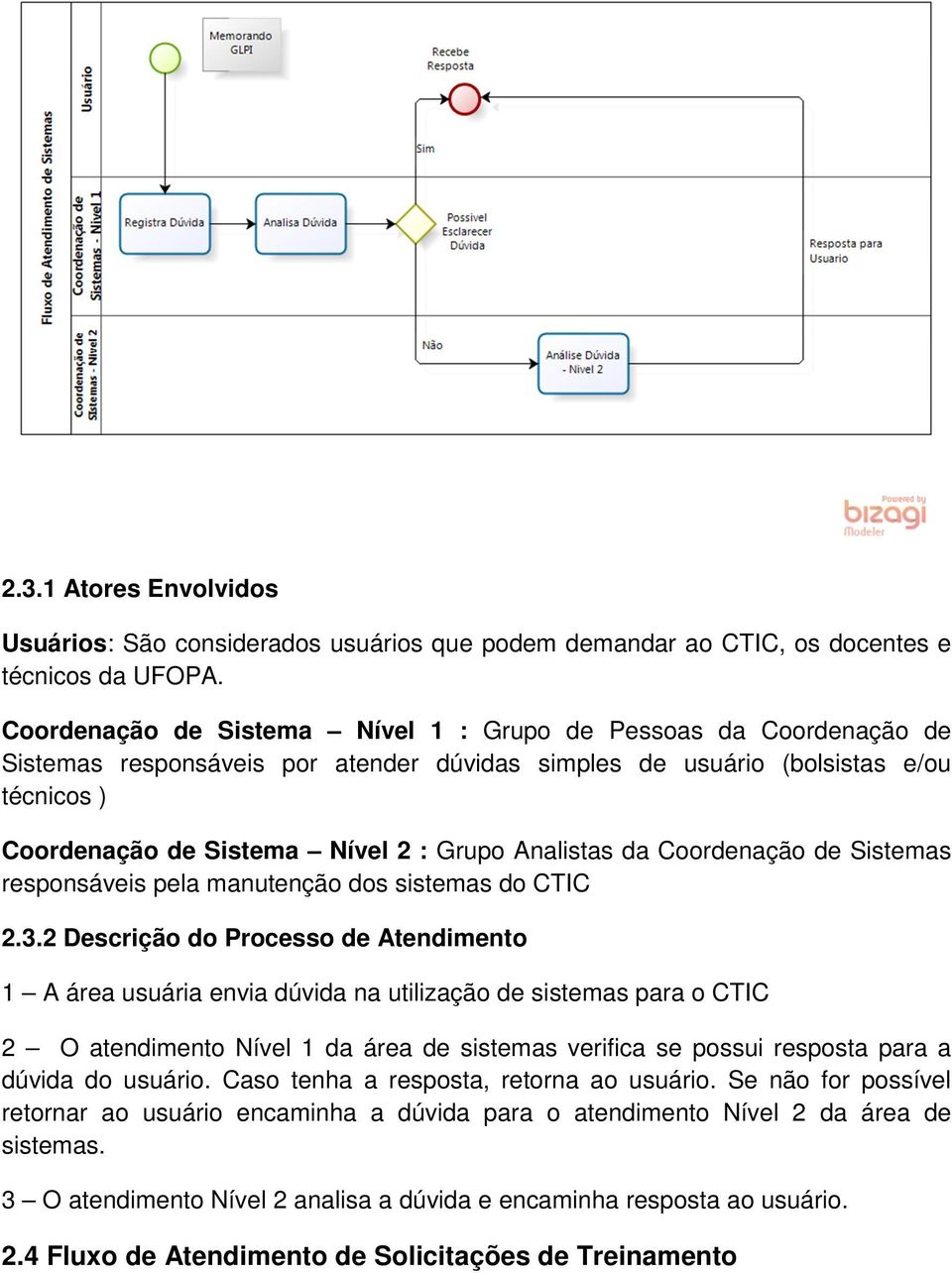 Analistas da Coordenação de Sistemas responsáveis pela manutenção dos sistemas do CTIC 2.3.