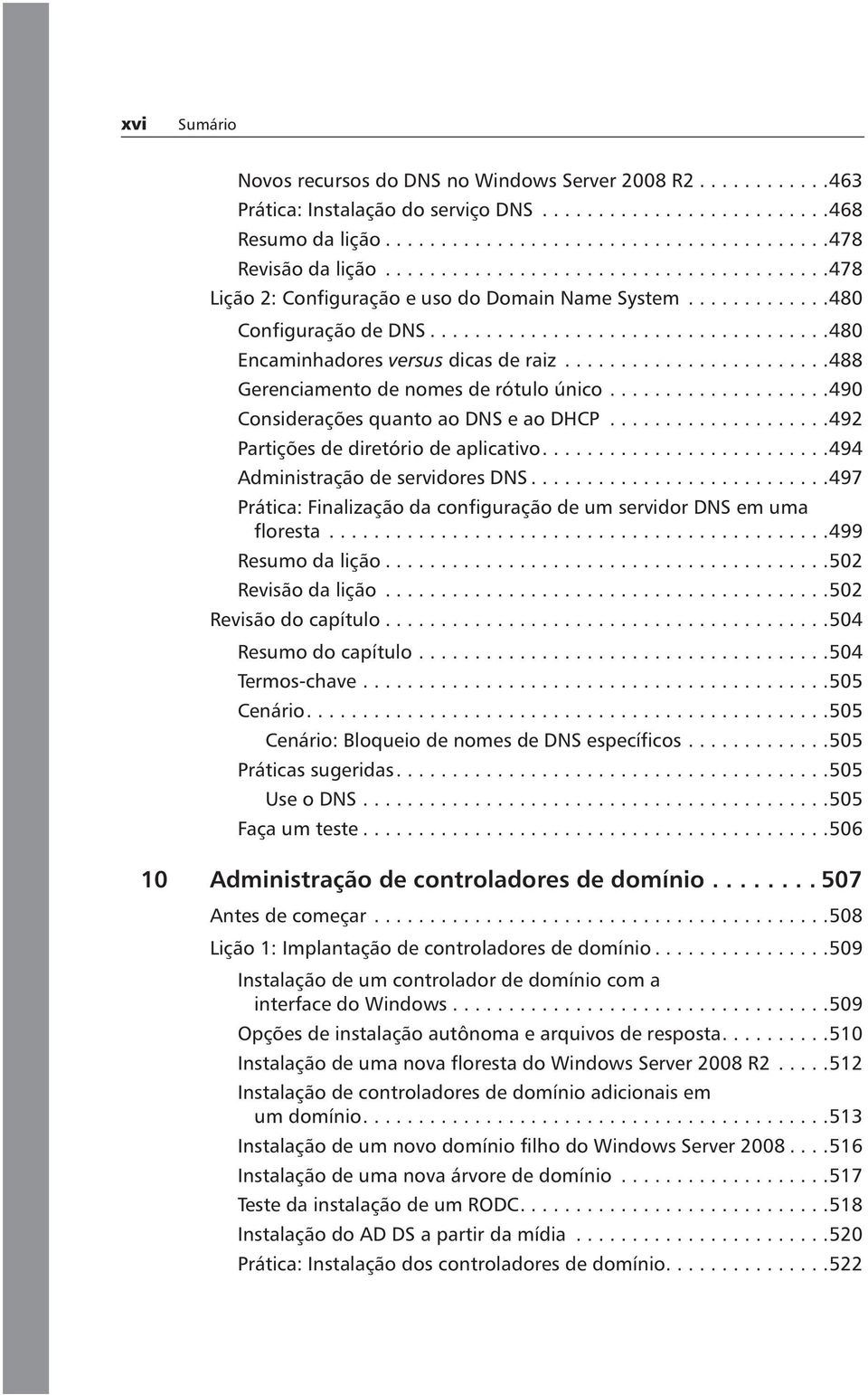 .......................488 Gerenciamento de nomes de rótulo único....................490 Considerações quanto ao DNS e ao DHCP....................492 Partições de diretório de aplicativo.