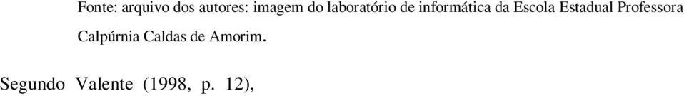 Nesta perspectiva o computador é uma ferramenta pedagógica, que devem ser utilizados de modo a auxiliar o professor a compreender que a educação não é somente transferência de conhecimento, mas um