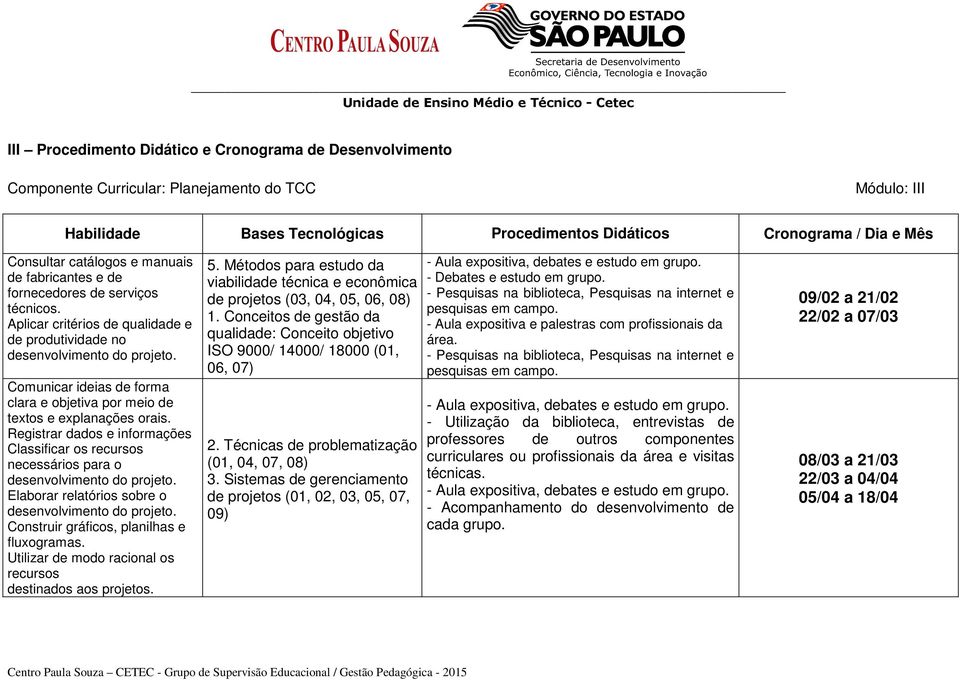 Aplicar critérios de qualidade e de produtividade no Comunicar ideias de forma clara e objetiva por meio de textos e explanações orais.