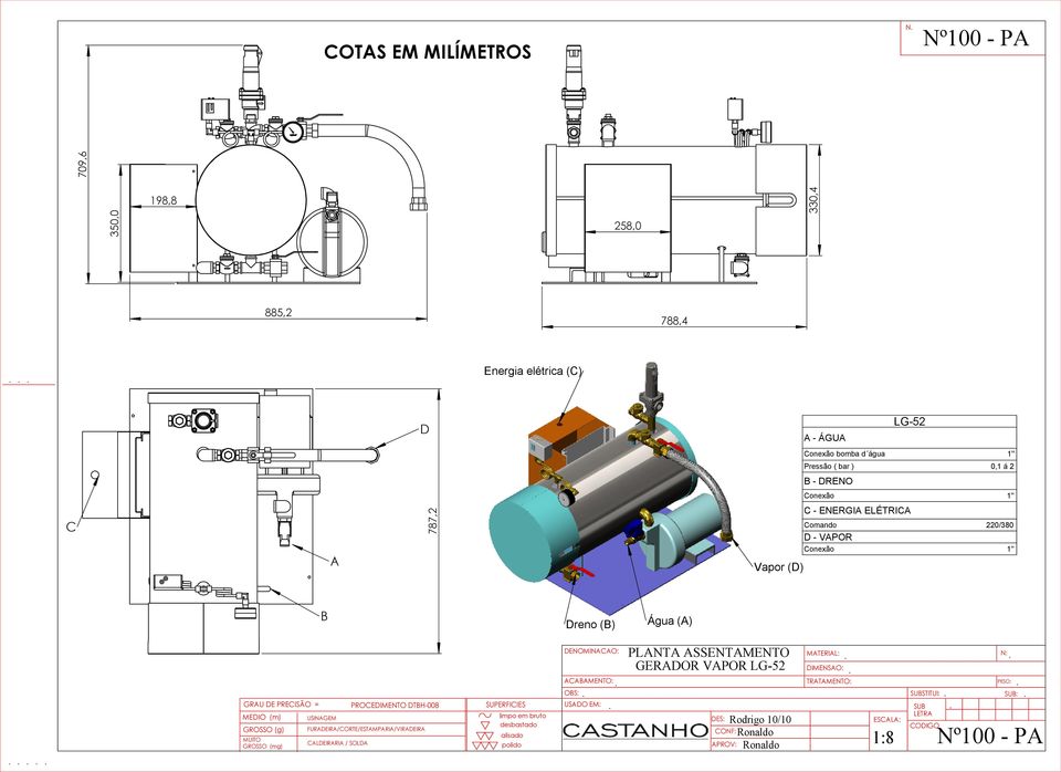 GROSSO (g) FURADEIRA/CORTE/ESTAMPARIA/VIRADEIRA MUITO GROSSO (mg) CALDEIRARIA / SOLDA SUPERFICIES limpo em bruto desbastado alisado polido DENOMINACAO: ACABAMENTO: OBS: USADO