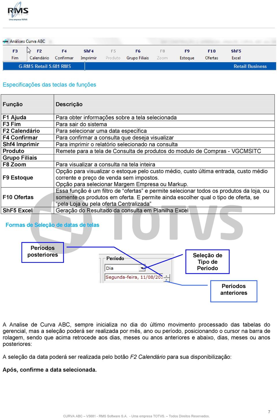 de Consulta de produtos do modulo de Compras - VGCMSITC Para visualizar a consulta na tela inteira Opção para visualizar o estoque pelo custo médio, custo última entrada, custo médio corrente e preço