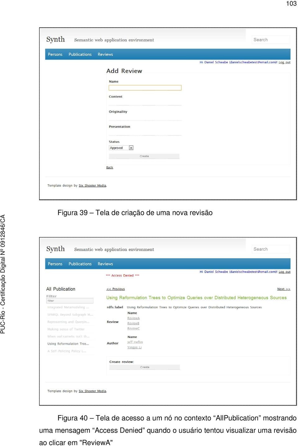 AllPublication mostrando uma mensagem Access Denied