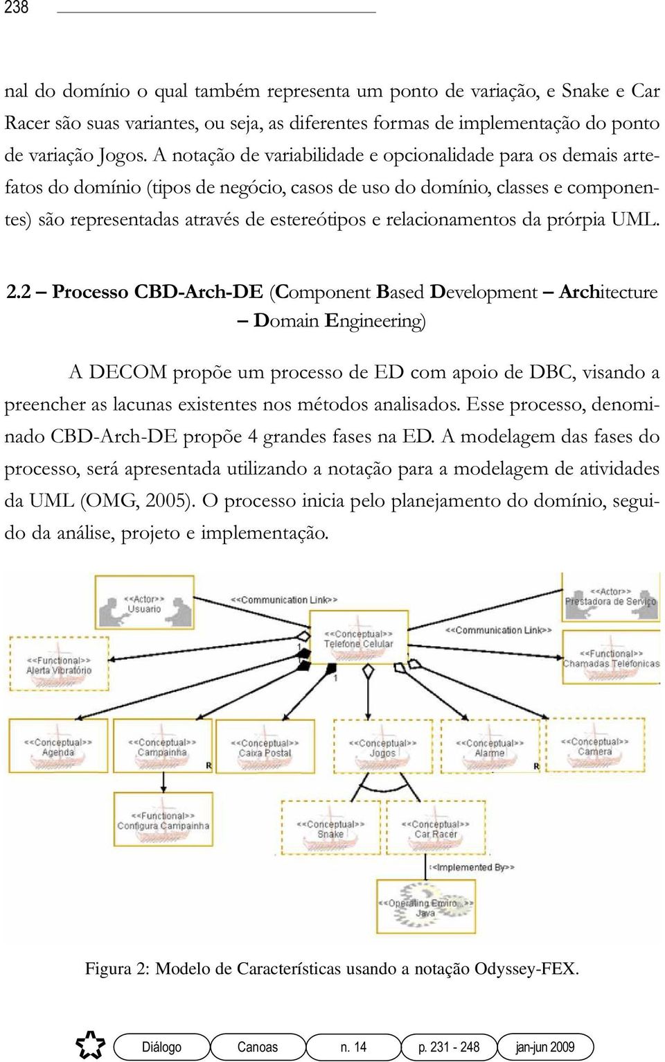 relacionamentos da prórpia UML. 2.