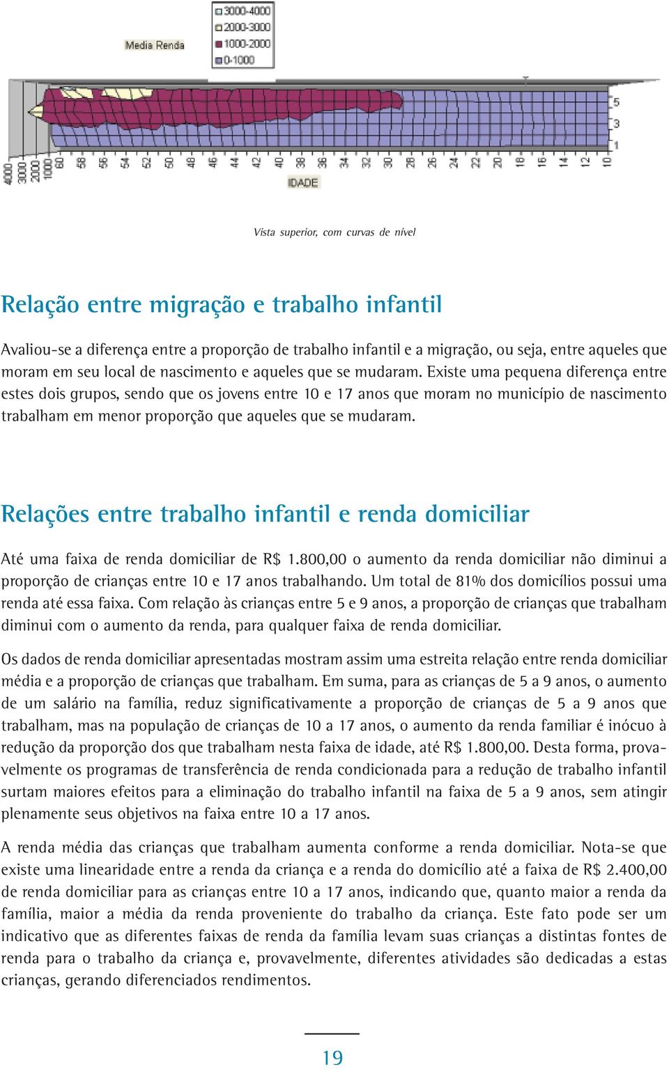 Existe uma pequena diferença entre estes dois grupos, sendo que os jovens entre 10 e 17 anos que moram no município de nascimento trabalham em menor proporção que aqueles que se mudaram.