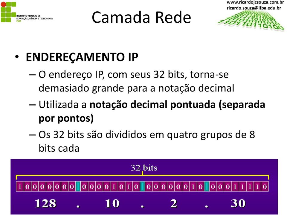 demasiado grande para a notação decimal Utilizada a notação