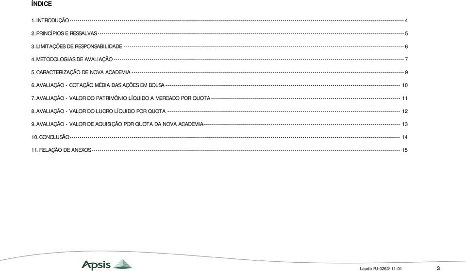 LIMITAÇÕES DE RESPONSABILIDADE --------------------------------------------------------------------------------------------------------------------------------------------- 6 4.