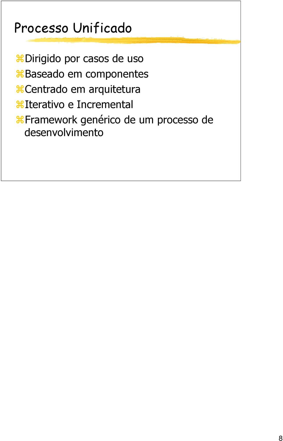 arquitetura Iterativo e Incremental