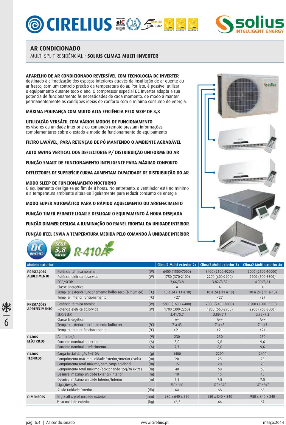 O compressor especial DC Inverter adapta a sua potência de funcionamento às necessidades de cada momento, de modo a manter permanentemente as condições ideias de conforto com o mínimo consumo de