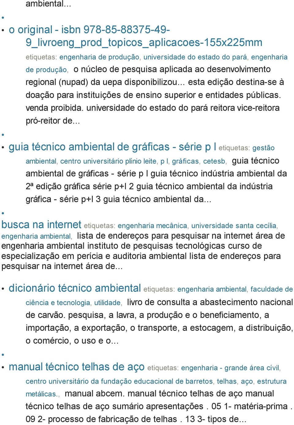 aplicada ao desenvolvimento regional (nupad) da uepa disponibilizou... esta edição destina-se à doação para instituições de ensino superior e entidades públicas. venda proibida.