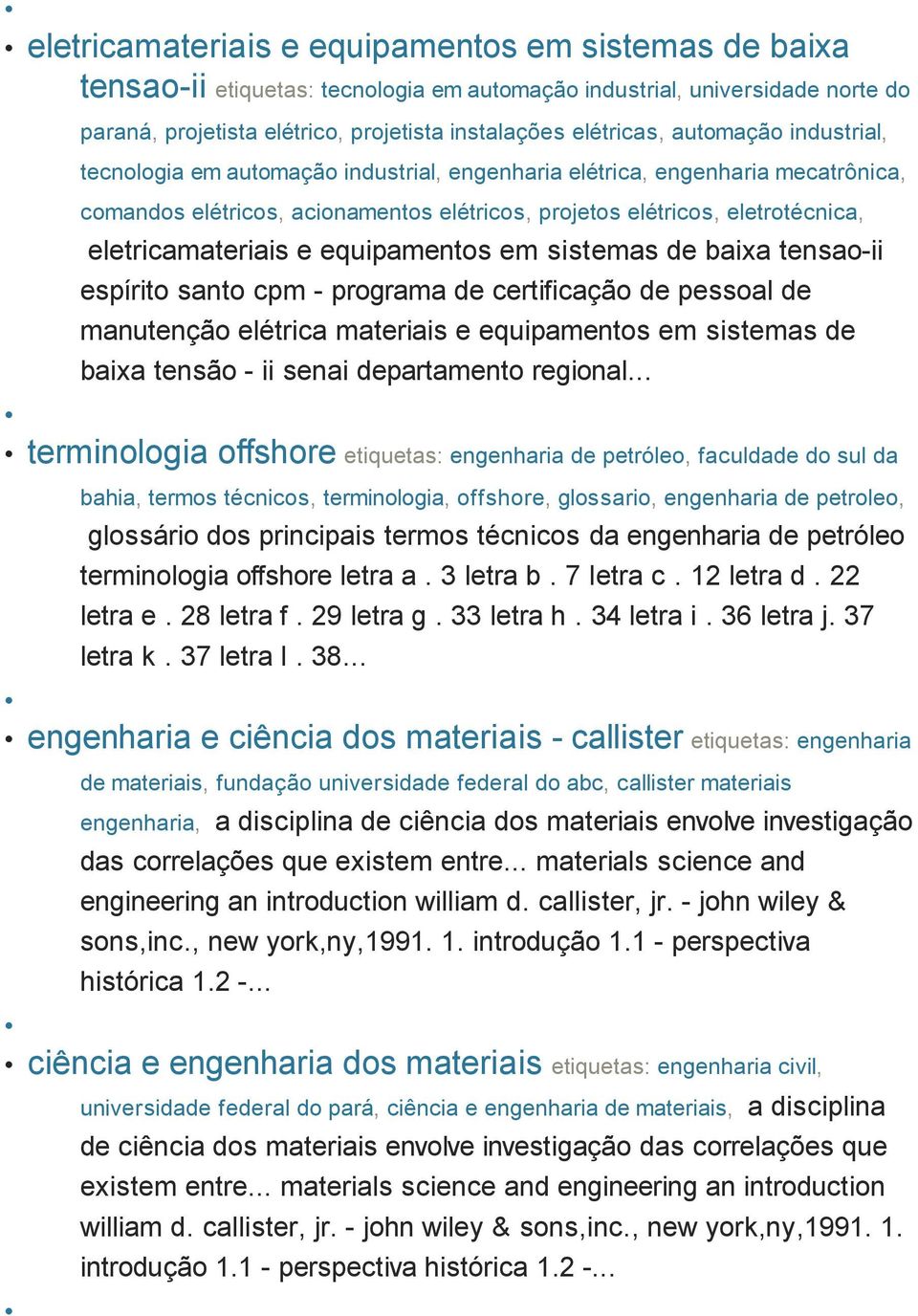 e equipamentos em sistemas de baixa tensao-ii espírito santo cpm - programa de certificação de pessoal de manutenção elétrica materiais e equipamentos em sistemas de baixa tensão - ii senai