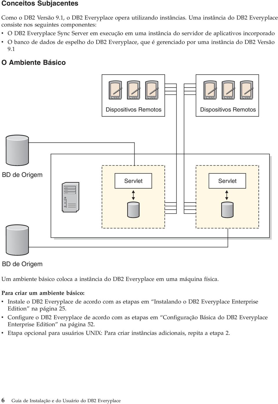 DB2 Everyplace, que é gerenciado por uma instância do DB2 Versão 9.