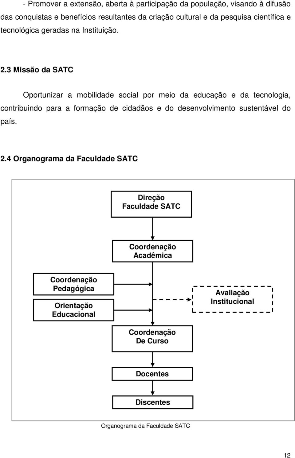 3 Missão da SATC Oportunizar a mobilidade social por meio da educação e da tecnologia, contribuindo para a formação de cidadãos e do desenvolvimento