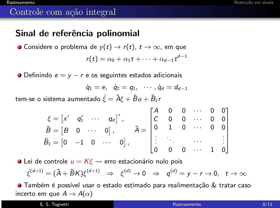 ] A x q 1, q d B = [ B ] C, B 1 = [ 1 ] Ã = 1,.