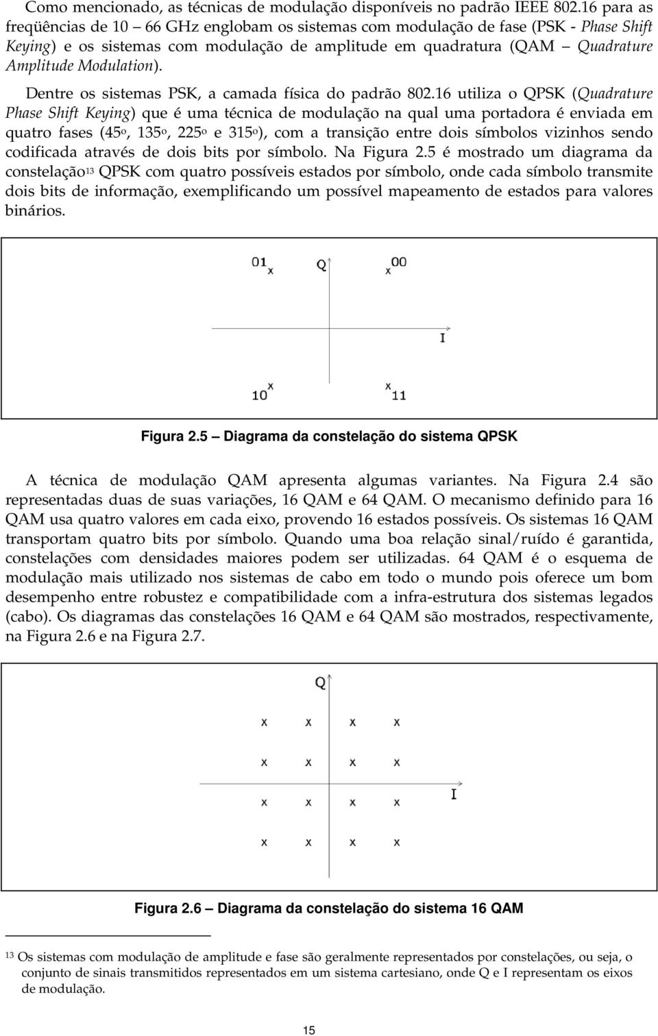 Dentre os sistemas PSK, a camada física do padrão 802.