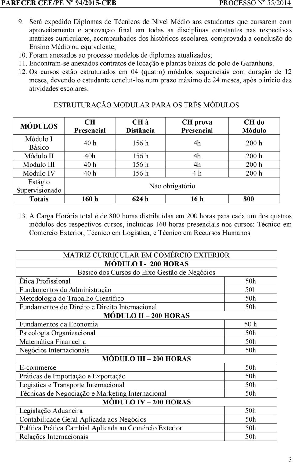 Encontram-se anexados contratos de locação e plantas baixas do polo de Garanhuns; 12.