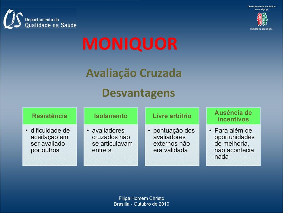 avaliadores ser avaliado se articulavam externos não por outros entre si era