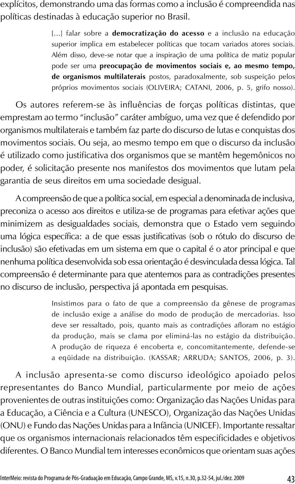 Educação, Campo Grande, MS, v.