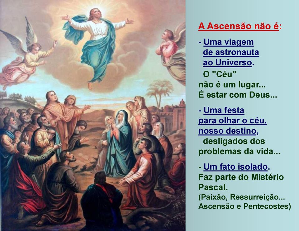 .. - Uma festa para olhar o céu, nosso destino, desligados dos