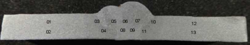 73 CP4B Junta 4 no ponto B (180º) CP5B Junta 5 no ponto B (180º) CP6B Junta 6 no ponto B (180º) Figura 4.19 Microdureza Vickers das juntas 4, 5 e 6, no ponto B (180º), Topo e Raiz.