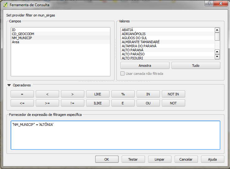 QGIS FERRAMENTA DE