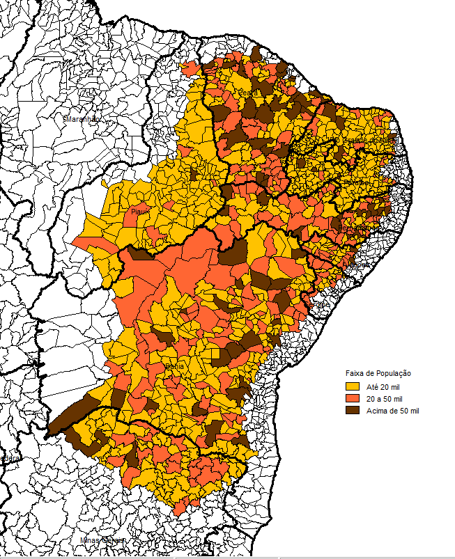 Maioria dos municípios de pequeno porte 1.
