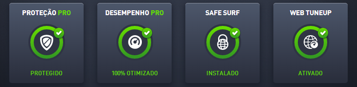 2.2.1. Mosaicos de Categoria Os mosaicos de Categoria permitem instalar produtos de software AVG para poder ver o estado ou simplesmente abrir a interface de utilizador dos produtos.